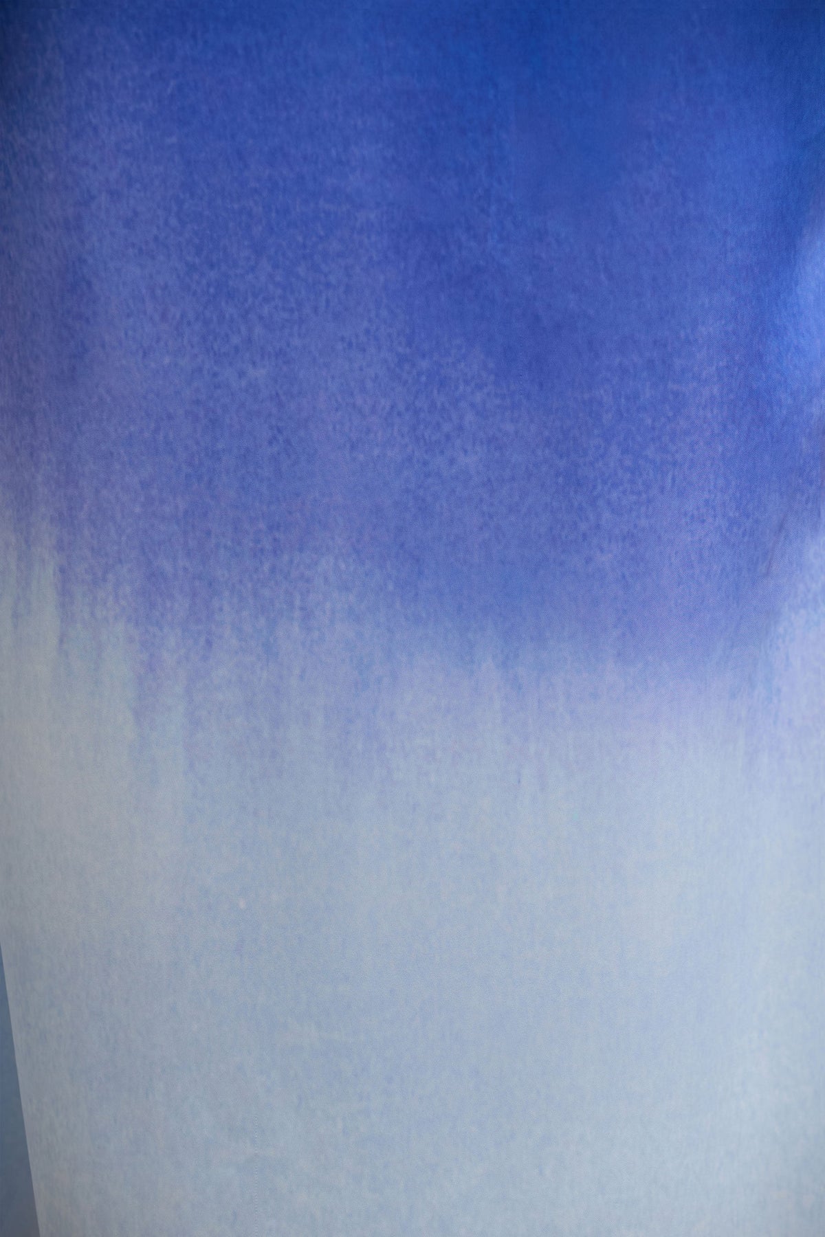 Serita | Blue Ombre Satin Split Maxi Skirt