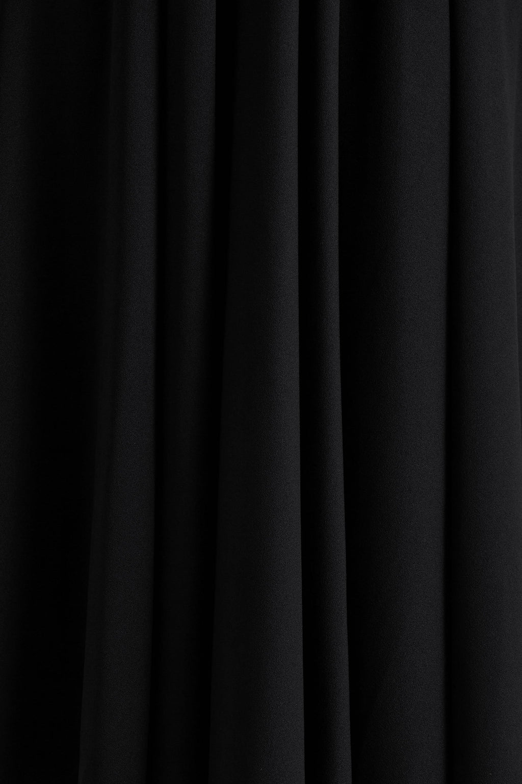Alison | Black Square-Neck A-Line Midi Dress